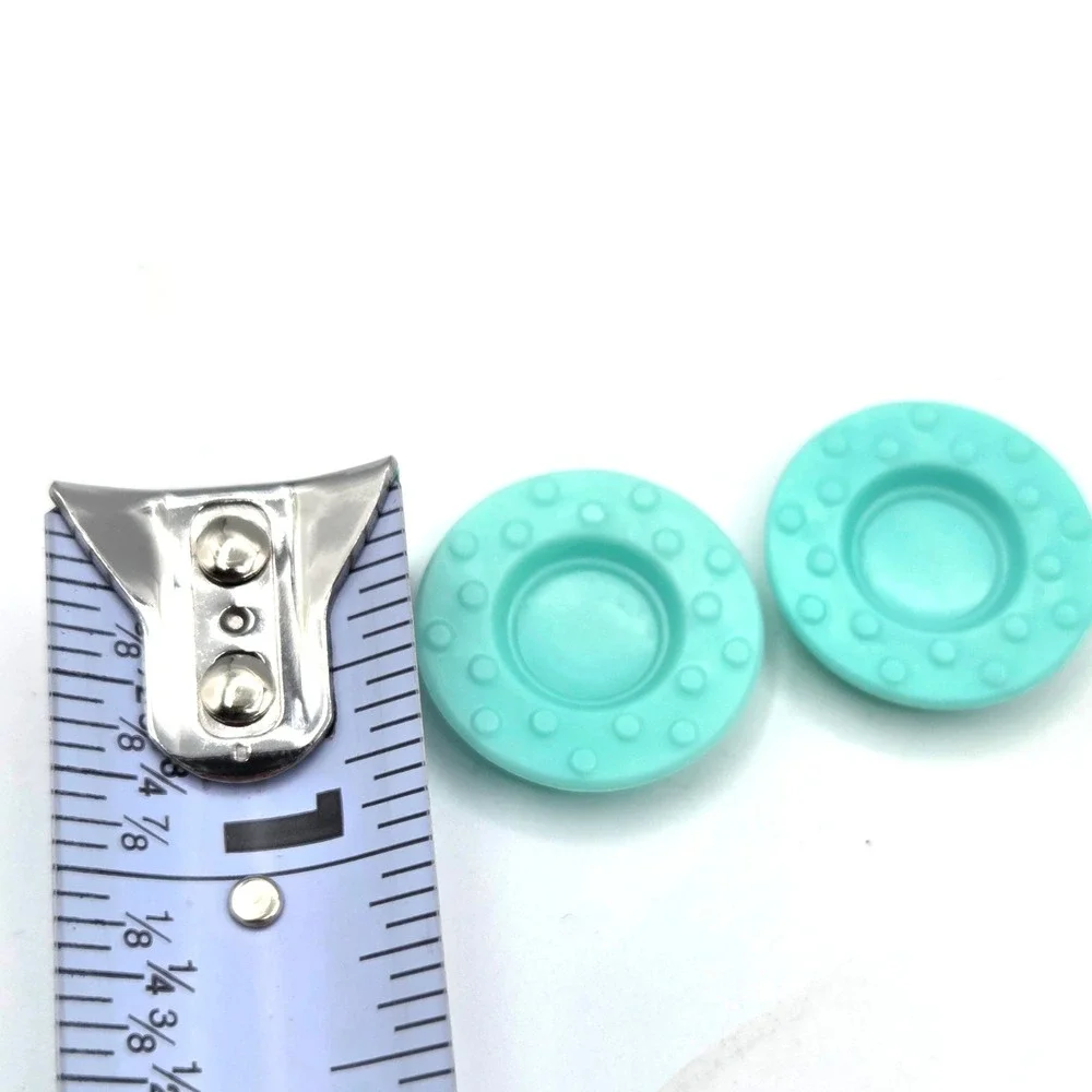 Vintage Barbie Skipper TURQUOISE PLATES - Tea Party - Cook Ups - EXC. (1960s)